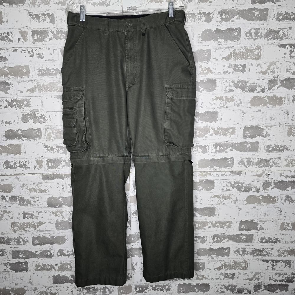 Boy Scouts Of America Cargo Pants Mens 32x29 Convertible Military Green Straight